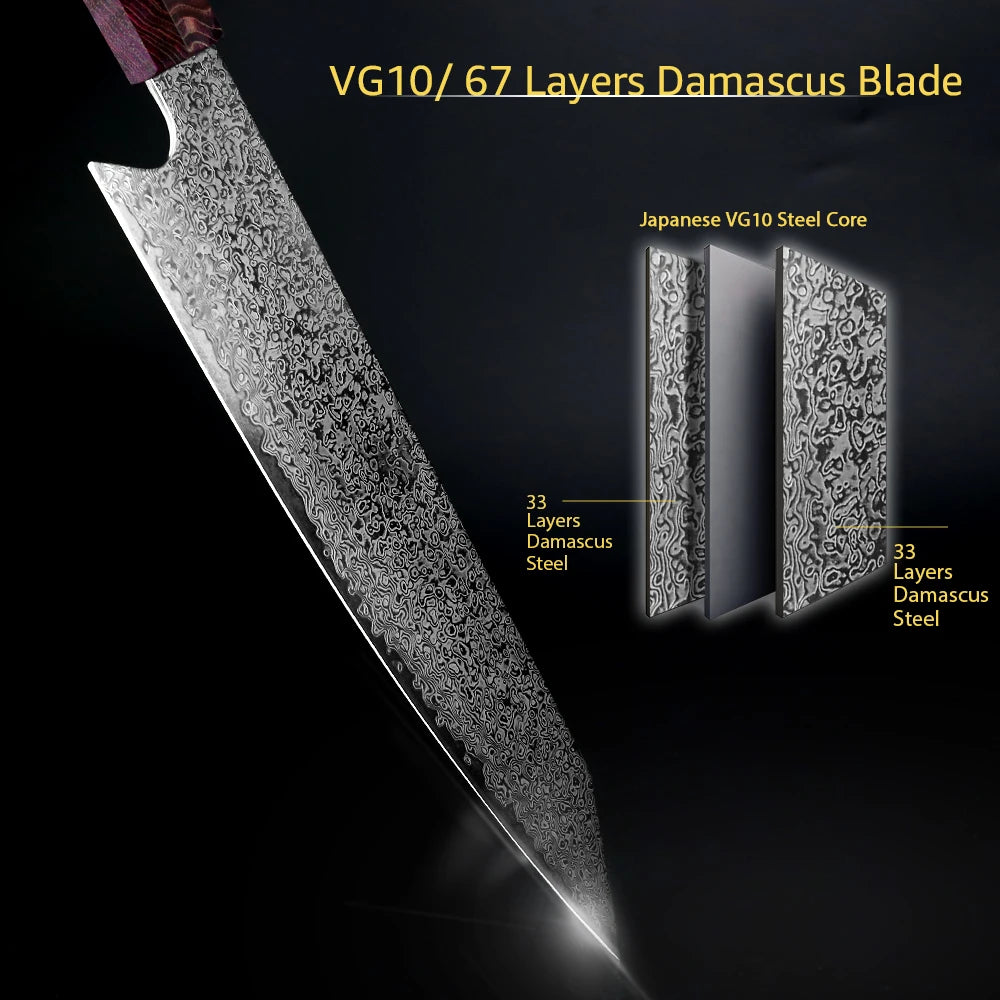 67 Layers Japanese Luxury Knife 8 inch Knife |Japanese Style VG10 |