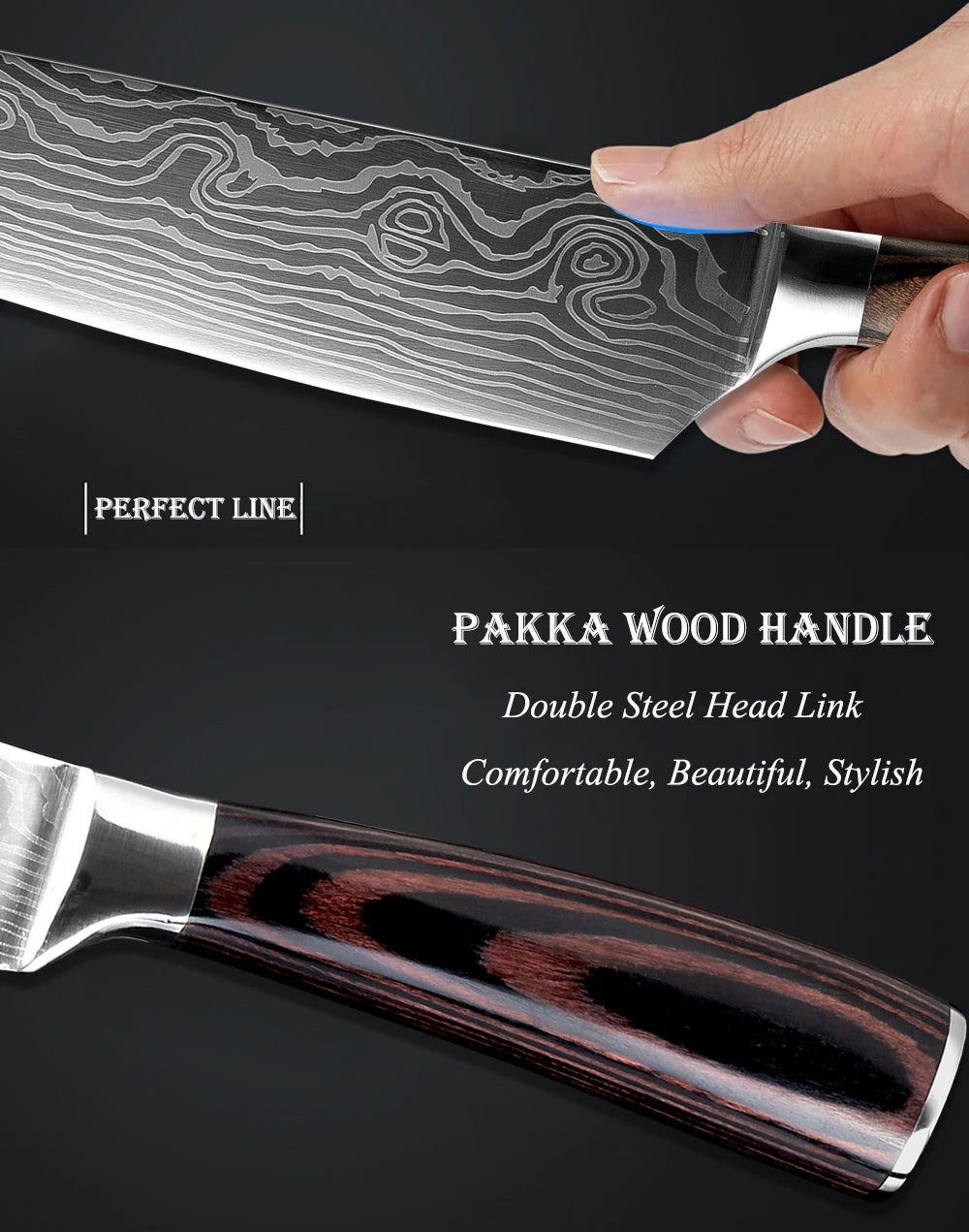2-5PCS Set Damascus Japanese Knife <<Best Seller>>