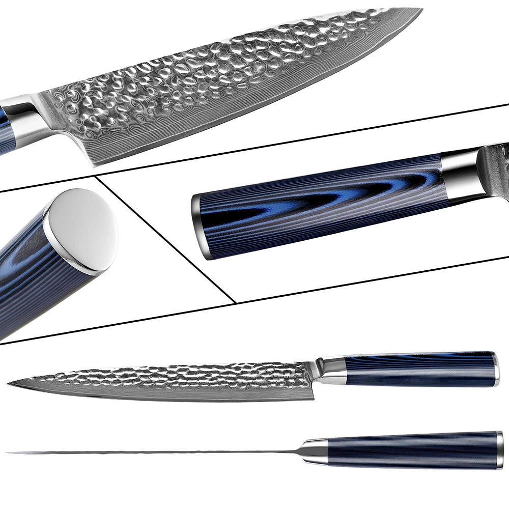 XITUO Premium Japanese Damascus Knife |Ultra-sharp|