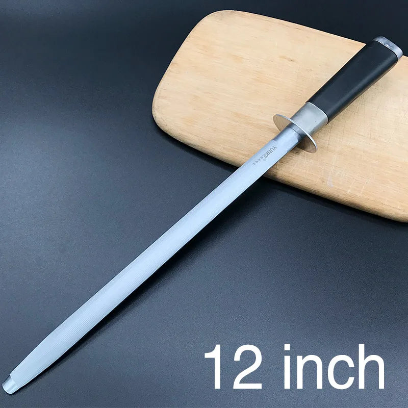 Diamond Sharpening steel |Carbon Steel | Kitchen Butcher Household | Knife Sharpener