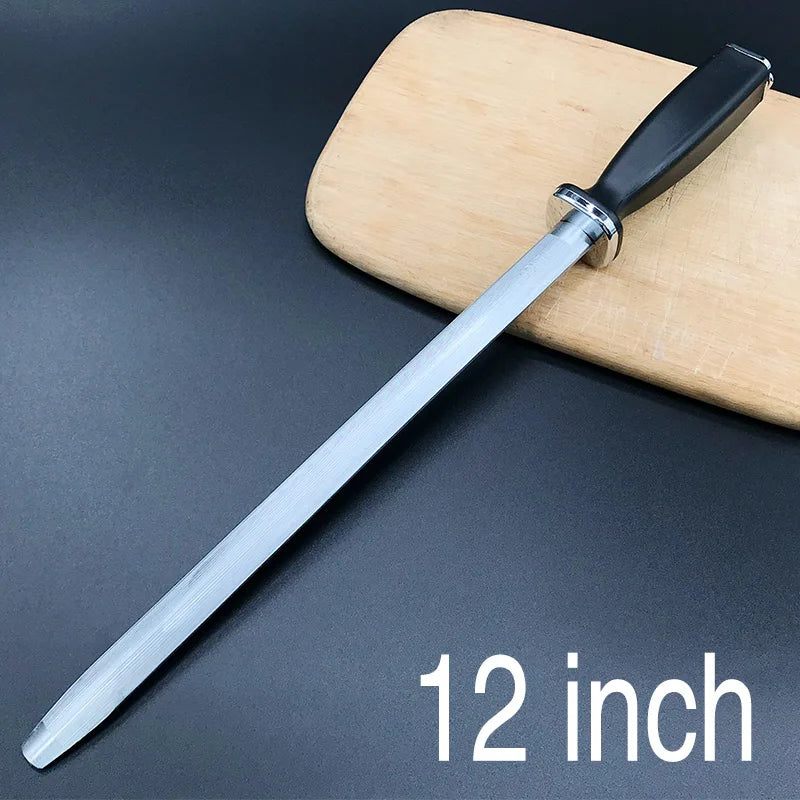 Diamond Sharpening steel |Carbon Steel | Kitchen Butcher Household | Knife Sharpener