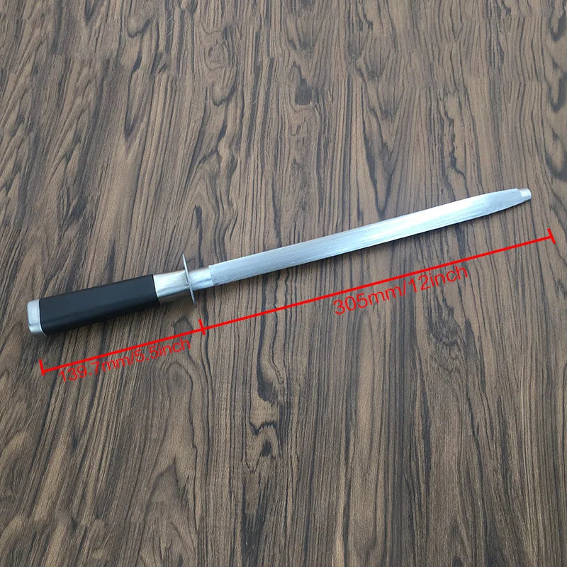 Diamond Sharpening steel |Carbon Steel | Kitchen Butcher Household | Knife Sharpener