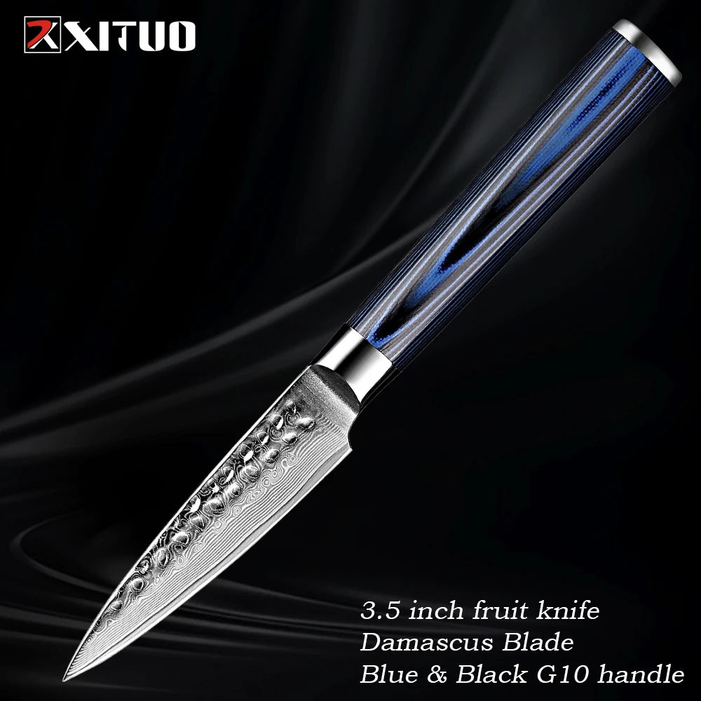 XITUO Premium Japanese Damascus Knife |Ultra-sharp|