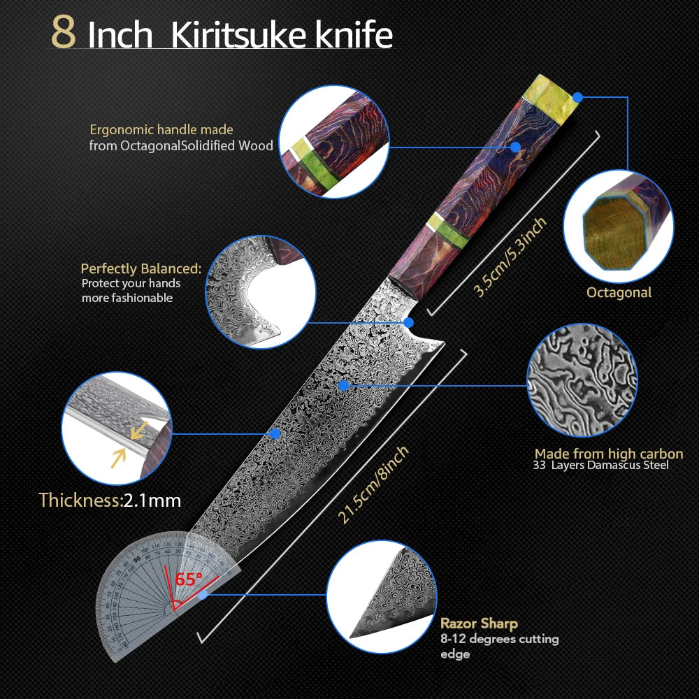67 Layers Japanese Luxury Knife 8 inch Knife |Japanese Style VG10 |