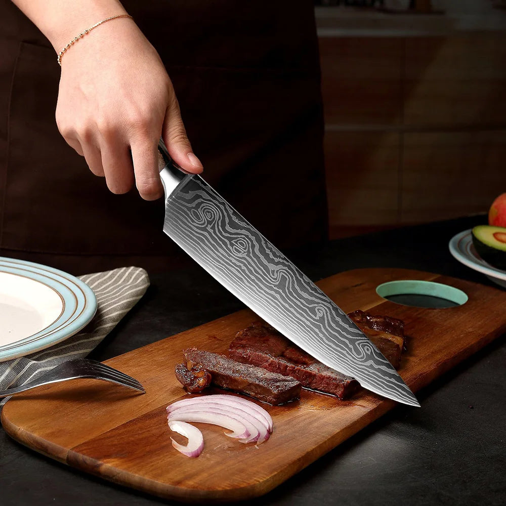 2-5PCS Set Damascus Japanese Knife <<Best Seller>>